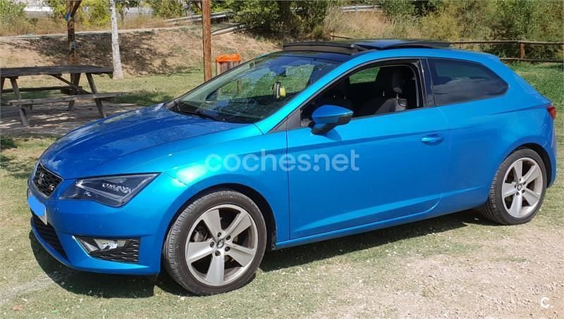 Usado Seat Leon SC FR 150 CV (110 kW) 2013 Azul Utilitario