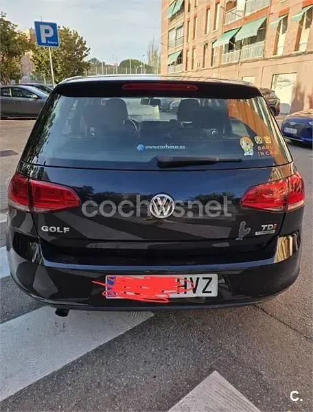 Usado VW Golf VII Business 110 CV (80 kW) 2016 Negro Berlina