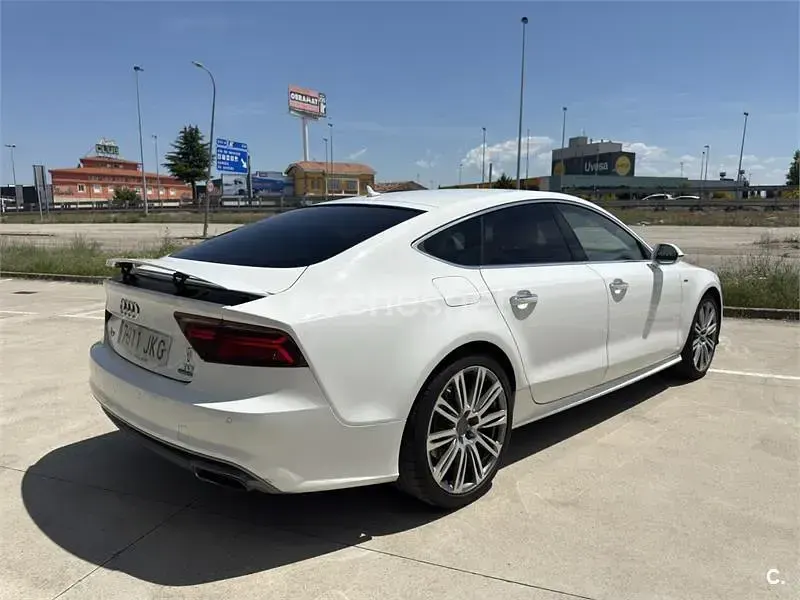 Usado Audi A7 Sportback S-Line 320 CV (235 kW) 2016 Blanco Utilitario