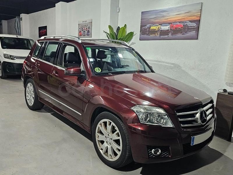 Usado Mercedes GLK220 170 CV (125 kW) 2012 Granate SUV