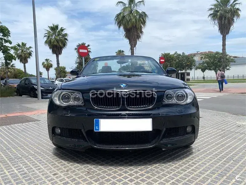 Usado BMW 120 Cabriolet Shadowline 177 CV (130 kW) 2010 Negro Descapotable