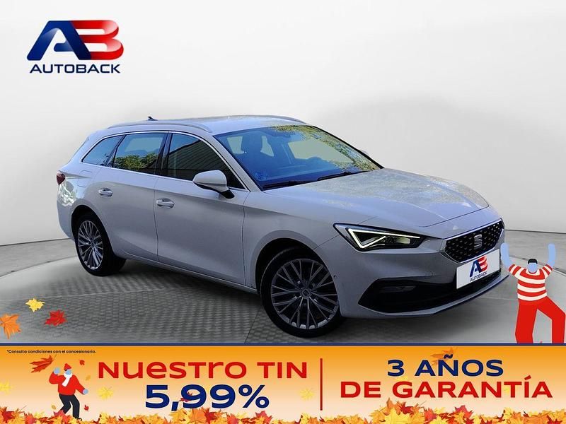 Blanco Usado 2021 Seat Leon XCELLENCE Familiar | 17.950 € (Precio justo) - Imagen 1/2