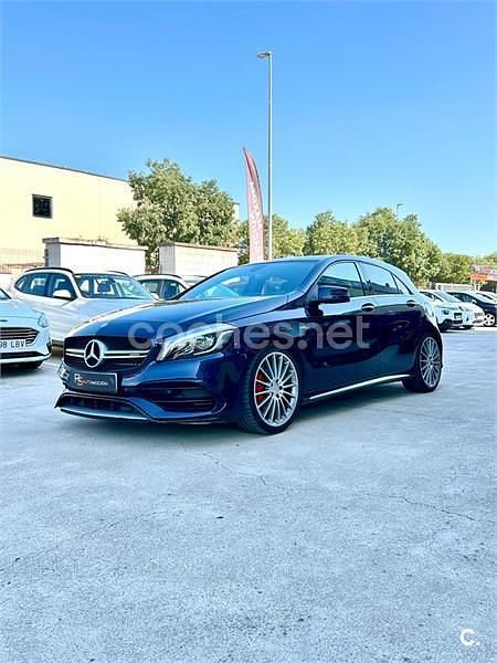 Azul Usado 2018 Mercedes A45 AMG Berlina | 37.000 € (Precio justo) - Imagen 1/4