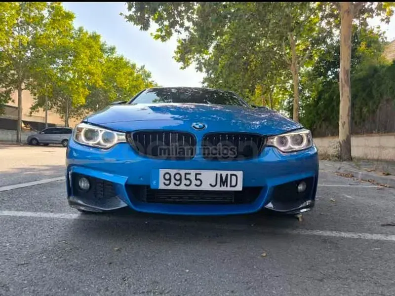 Usado BMW 420 190 CV (139 kW) 2016 Azul Coupe