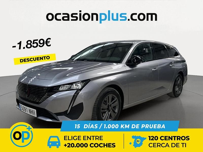Gris Usado 2024 Peugeot 308 Allure Familiar | 20.450 € (Precio justo) - Imagen 1/4