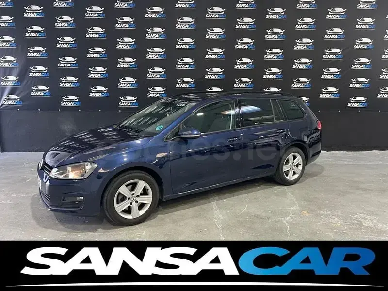 Usado VW Golf VII Edition 110 CV (80 kW) 2016 Azul Familiar