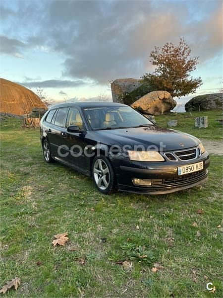 Usado Saab 9-3 Vector 150 CV (110 kW) 2005 Negro Utilitario
