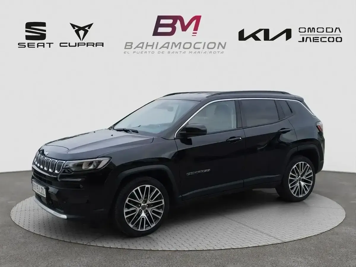 Usado Jeep Compass Limited 130 CV (95 kW) 2022 Negro SUV