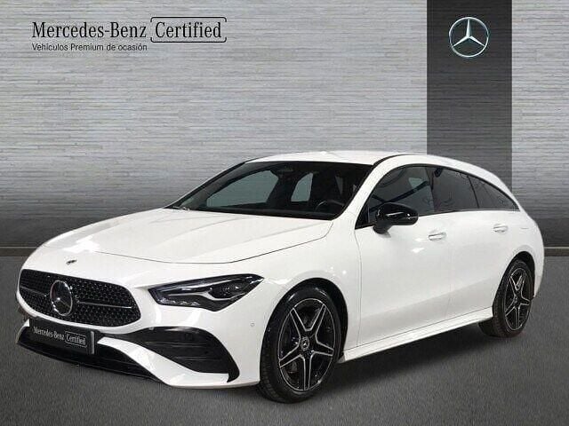 Blanco polar Usado 2023 Mercedes CLA200 Shooting Brake Familiar | 36.995 € (Precio justo) - Imagen 1/4