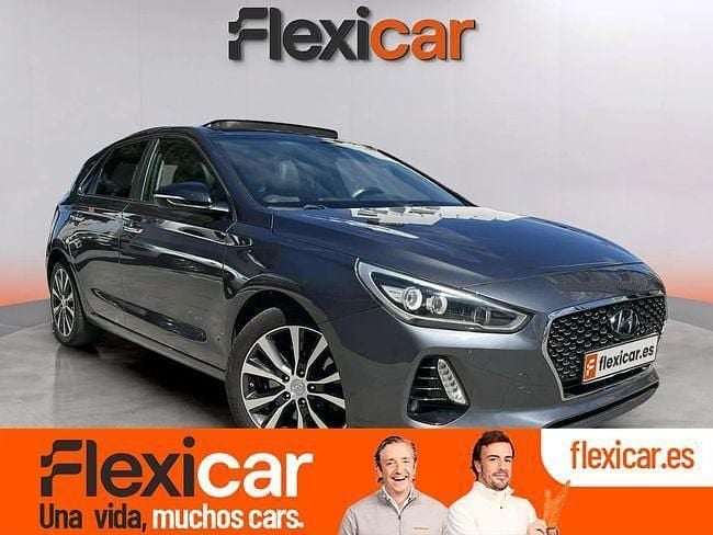 Gris Usado 2018 Hyundai i30 GO! Berlina | 17.490 € (Un poco caro) - Imagen 1/4