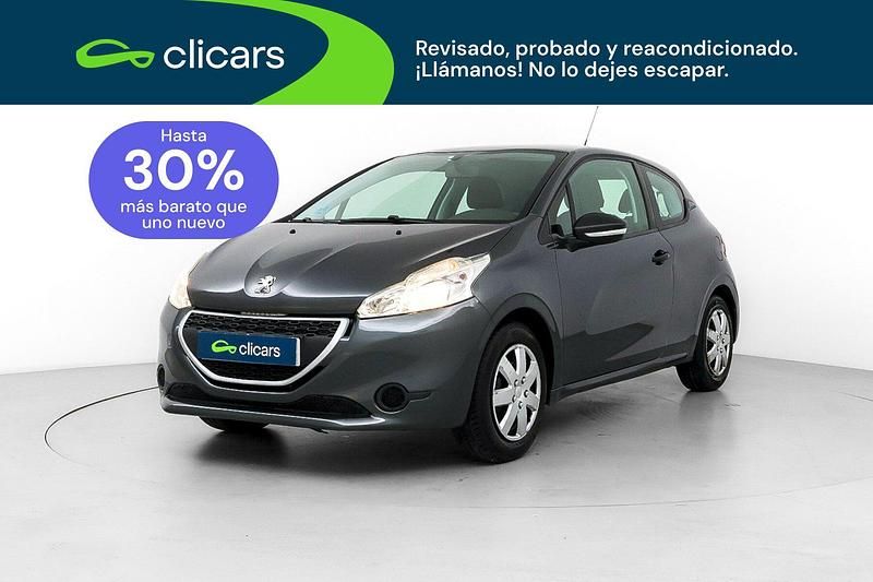 Begagnad Peugeot 208 Access 68 HK (50 kW) 2014 Grå Halvkombi