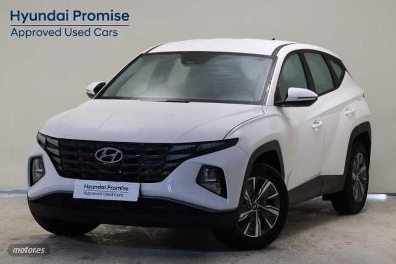 Atlas white Usado 2024 Hyundai Tucson SUV | 24.990 € (Precio justo) - Imagen 1/4