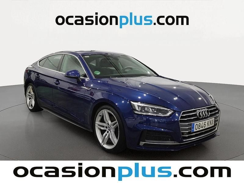 Usado Audi A5 Sportback Sport 150 CV (110 kW) 2018 Azul Utilitario