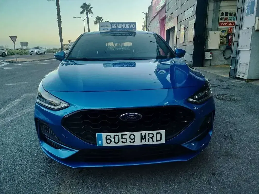 Brugt Ford Focus ST-Line X 125 HK (91 kW) 2024 Blå Hatchback