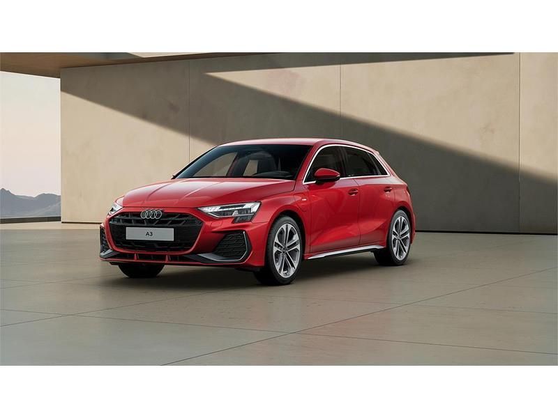 Nuevo Audi A3 S-Line 204 CV (150 kW) 2025 Rojo progresivo Berlina