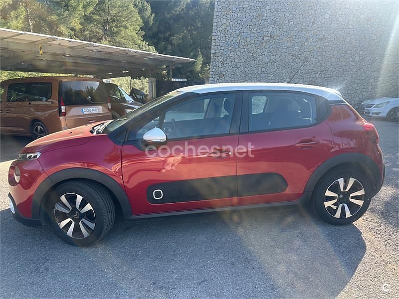 Usado Citroën C3 Exclusive 110 CV (80 kW) 2017 Rojo Berlina