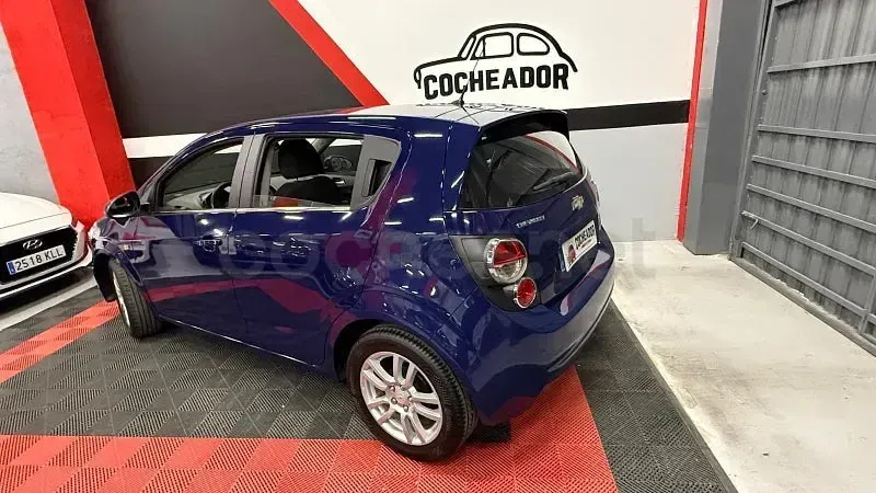 Usado Chevrolet Aveo LT 95 CV (69 kW) 2014 Azul Berlina