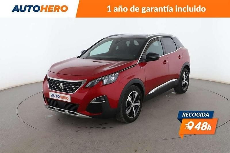 Rojo Usado 2018 Peugeot 3008 GT-line SUV | 18.799 € (Precio justo) - Imagen 1/3
