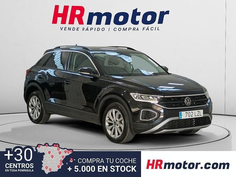 Negro Usado 2022 VW T-Roc Life SUV | 21.510 € (Un poco caro) - Imagen 1/4