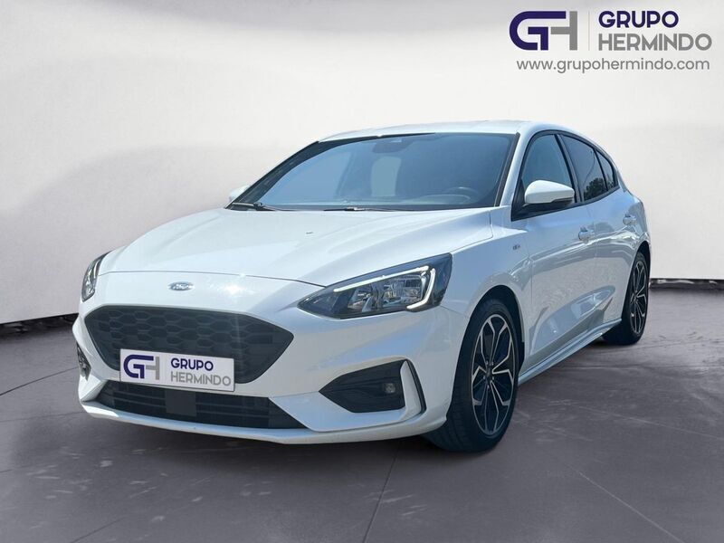 Blanco Usado 2022 Ford Focus ST-Line Berlina | 18.500 € (Precio justo) - Imagen 1/4