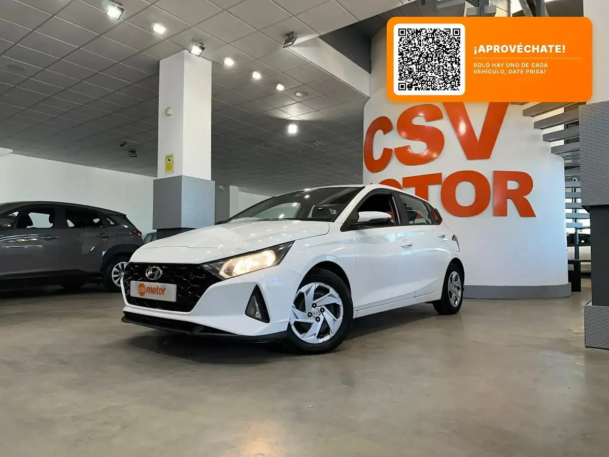Usado Hyundai i20 101 CV (74 kW) 2021 Blanco Utilitario