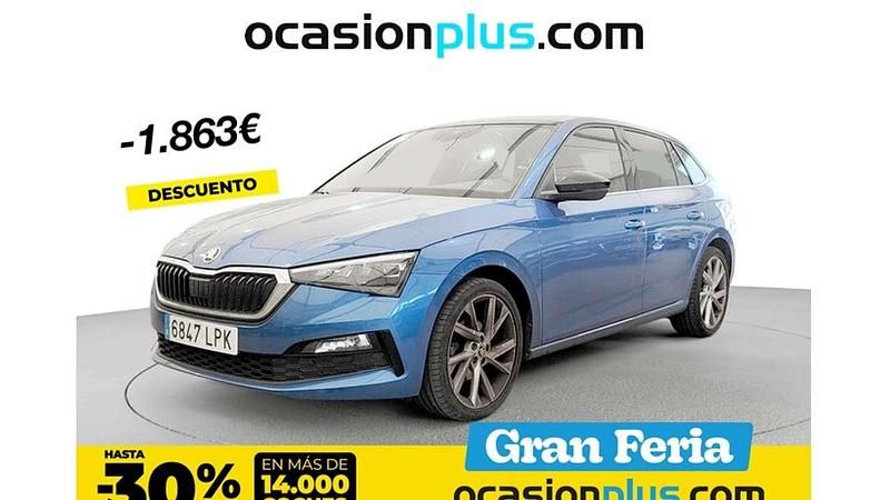 Azul Usado 2021 Skoda Scala Sport Utilitario | 16.682 € (Super precio) - Imagen 1/4