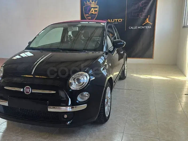 Usado Fiat 500 Sport 75 CV (55 kW) 2009 Negro Descapotable