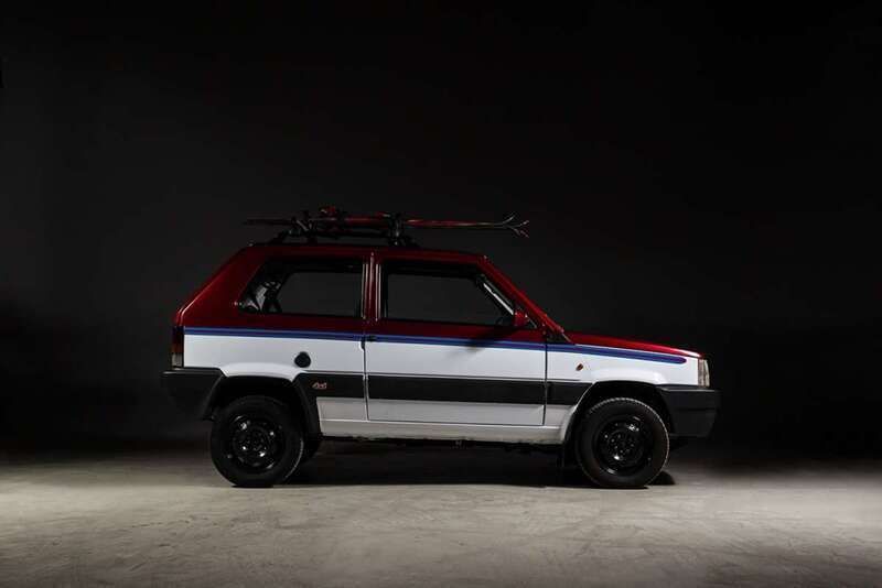 Usado Fiat Panda 4x4 54 CV (39 kW) 1998 Rojo/ blanco Utilitario