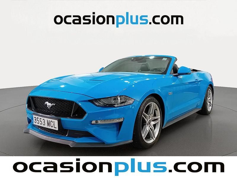 Azul Usado 2022 Ford Mustang GT Convertible Descapotable | 42.719 € (Super precio) - Imagen 1/4