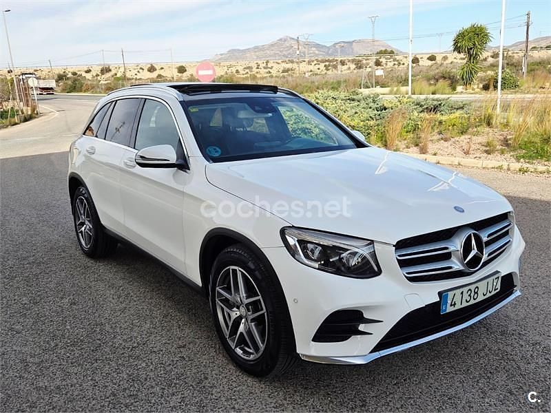 Usado Mercedes GLC250 AMG line 204 CV (150 kW) 2015 Blanco SUV