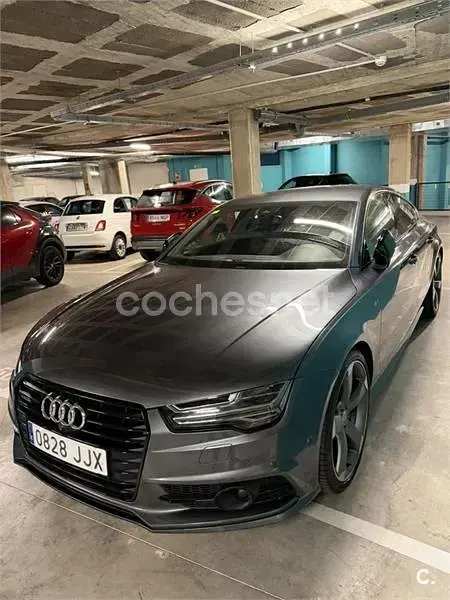 Usado Audi A7 Sportback 326 CV (239 kW) 2015 Gris / plata Utilitario