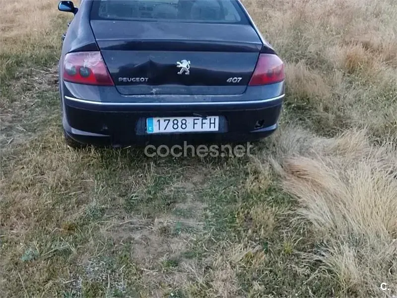 Usado Peugeot 407 Sport 136 CV (100 kW) 2006 Negro Berlina
