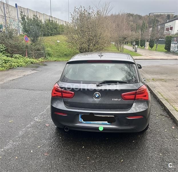 Usado BMW 118 M Sport 150 CV (110 kW) 2018 Negro Utilitario