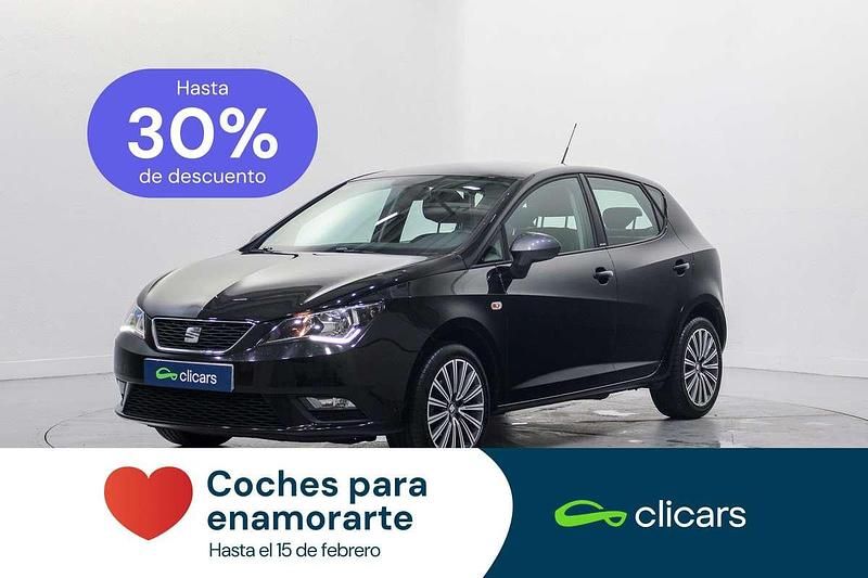Usado Seat Ibiza Style 75 CV (55 kW) 2016 Negro Utilitario