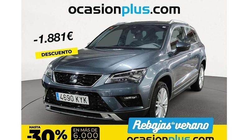 Gris Usado 2019 Seat Ateca Ecomotive SUV | 18.819 € (Precio justo) - Imagen 1/4