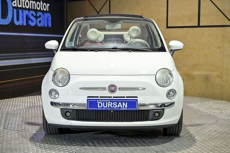 Usado Fiat 500C Lounge 69 CV (50 kW) 2011 Blanco Descapotable