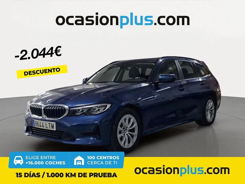 Azul Usado 2021 BMW 318 Familiar | 22.490 € (Precio justo) - Imagen 1/4