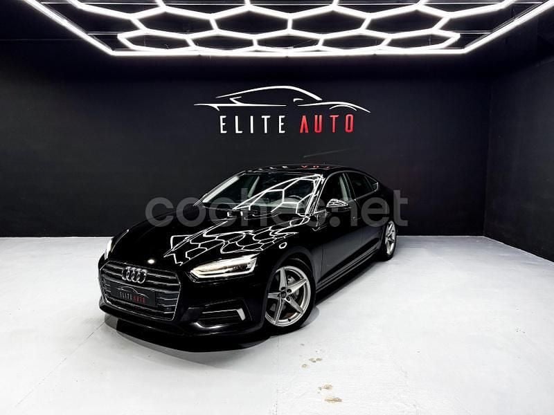 Negro Usado 2017 Audi A5 Sportback S-Line Berlina | 22.999 € (Un poco caro) - Imagen 1/4