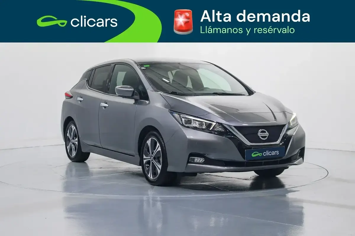 Usado Nissan Leaf N-Connecta 110 kW (150 CV) 2021 Gris Utilitario