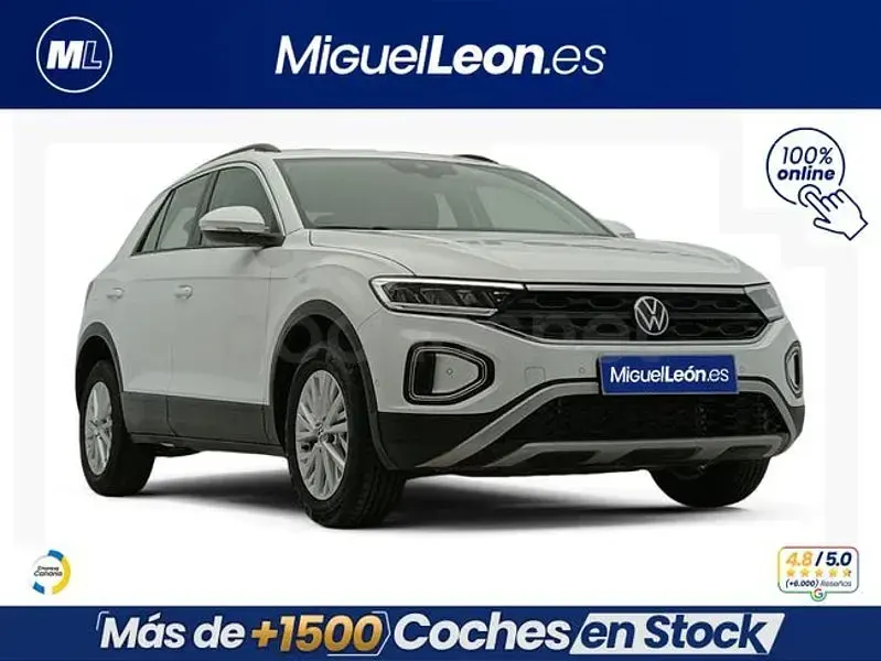 Usado VW T-Roc 110 CV (80 kW) 2022 Blanco SUV