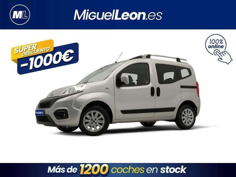 Gris Usado 2019 Fiat Qubo Lounge Monovolumen | 11.985 € (Precio justo) - Imagen 1/4