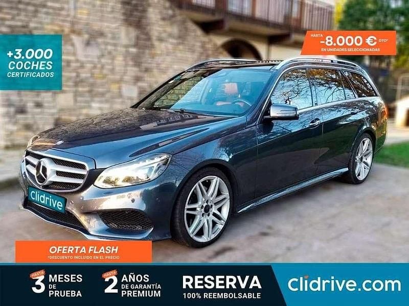 Usado Mercedes E350 Elegance 265 CV (194 kW) 2014 Gris Familiar