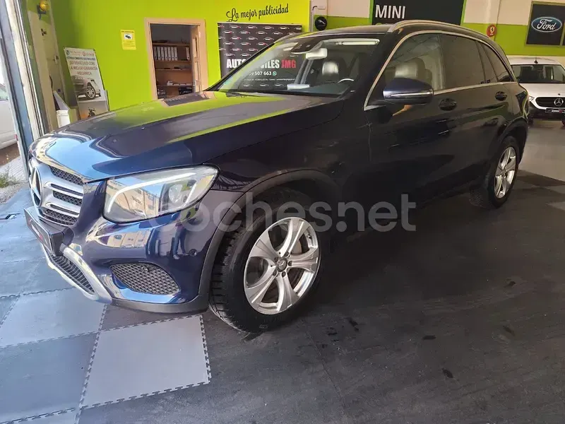 Usado Mercedes GLC220 170 CV (125 kW) 2016 Azul SUV