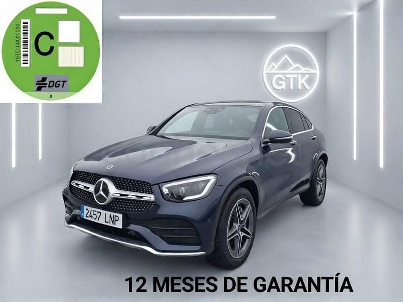 Usado Mercedes GLC220 194 CV (142 kW) 2021 Azul Coupe