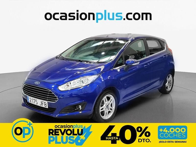 Usado Ford Fiesta Titanium 101 CV (74 kW) 2015 Azul Utilitario