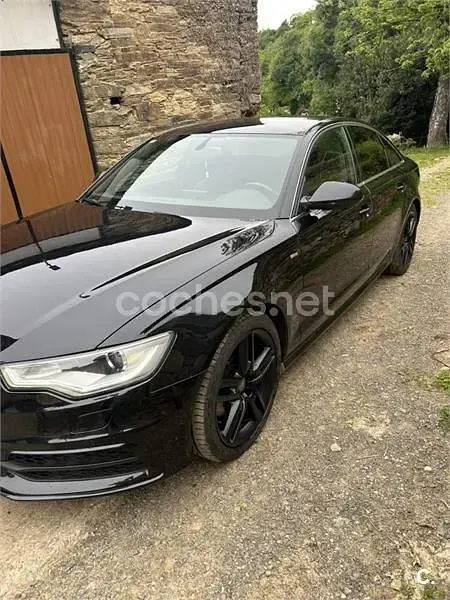 Usado Audi A6 S-Line 204 CV (150 kW) 2014 Negro Berlina