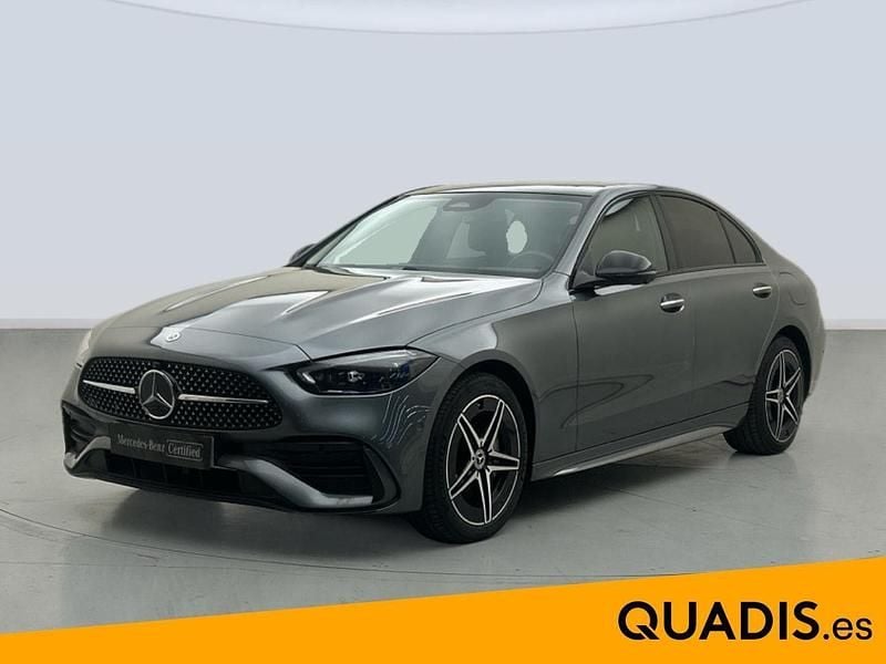 Usado Mercedes C300e AMG line 313 CV (230 kW) 2024 Gris Berlina