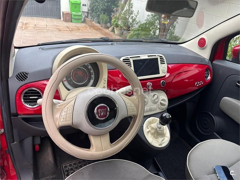 Usado Fiat 500 Pop 69 CV (50 kW) 2010 Rojo Berlina