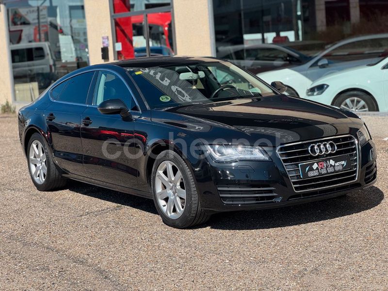 Negro Usado 2012 Audi A7 Sportback Utilitario | 15.990 € (Caro) - Imagen 1/4