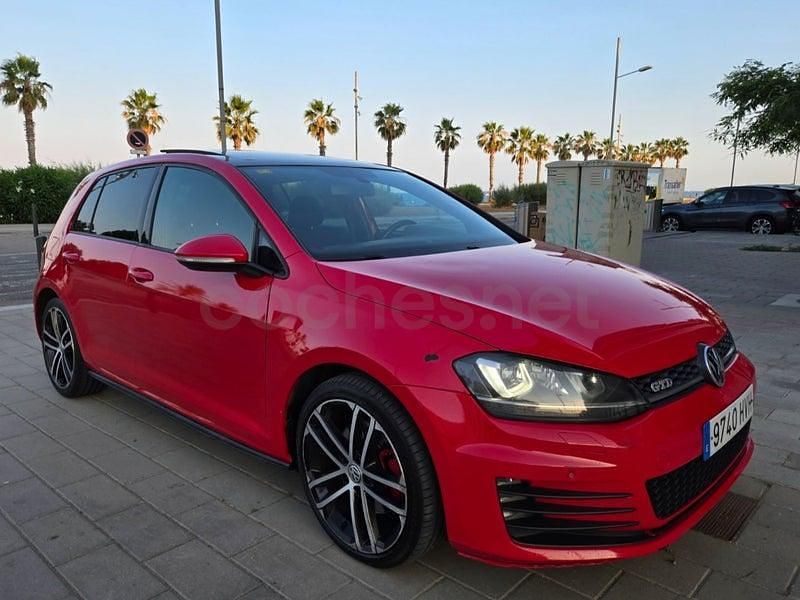 Usado VW Golf VII GTD 184 CV (135 kW) 2014 Rojo Berlina